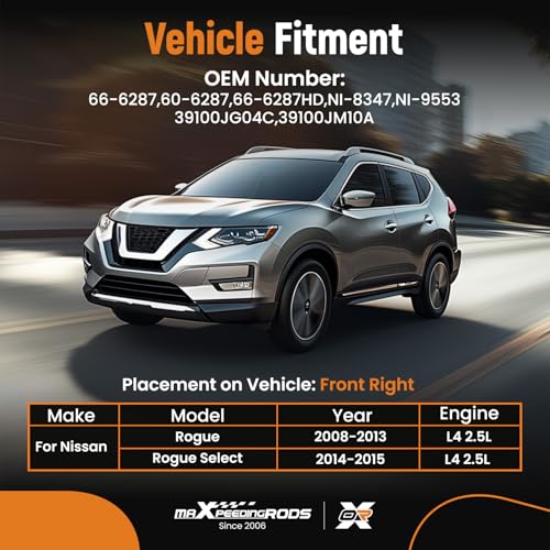 maXpeedingrods Front Right CV Axle Assembly for Nissan Rogue - size: for 66-6287