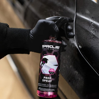 Prep Spray - Surface Prep Before Ceramic Coating - Removes Polishes & Oils - Anti Static Formula - PH Neutral Panel Wipe - Safe on All Surfaces - 16 Fl Oz by Proje Premium Car Care - size: 16 Ounce (Pack of 1)