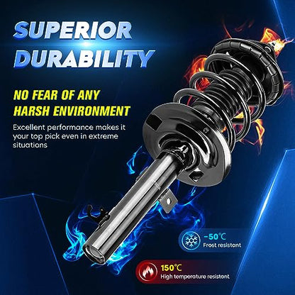 Front Strut Shock Assembly & Sway Bar Links for Ford Focus 2.0L 2006-2011 - size: Front Struts+Sway