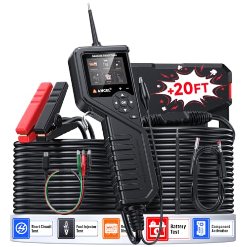 ANCEL PB600 Automotive Power Circuit Probe, 12-24V Elec. Short&Open Finder - color: Jet Black 600