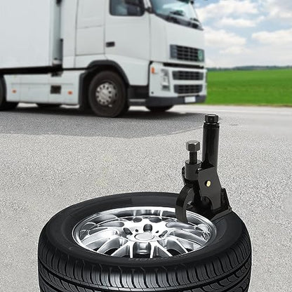 Manual Tire Bead Breaker, Automotive Tool for Tire Replacement, Adjustable Tire Repair Kit for ATV Golf Cart Bus, Tractors and More, Fit for 10-21 inches Tires, Black