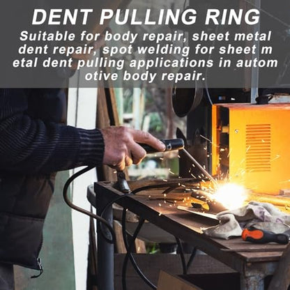 100PCS Dent Pulling Rings, Dent Pulling Puller Triangle OT Dent Pulling