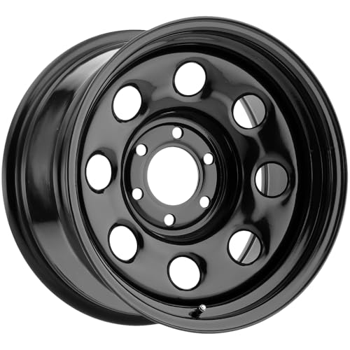 Vision 85 Soft 8 Black Wheel with Painted Finish (15x8"/6x139.7mm) - size: 15 inches x 8 inches