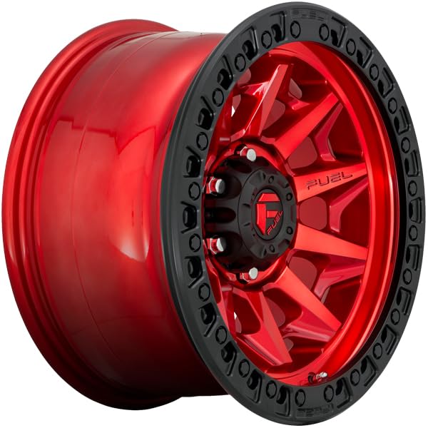 FUEL OFF-ROAD COVERT 17X9 5X5.0 5.04 1mm CANDY RED BLACK BEAD RING - D69517907550 - color: CANDY RED BLACK BEAD RING, size: 17X9, 5X5.0, 5.04, 1mm