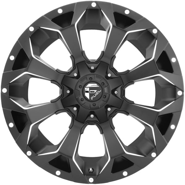 FUEL OFF-ROAD ASSAULT 17X8.5 5X4.25/5.0 5.73 25mm MATTE BLACK MILLED - D5461785G157