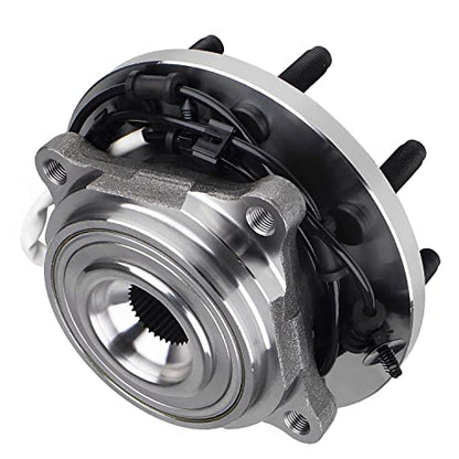Detroit Axle - 4pc Front Wheel Bearing Hubs Kit for 2014-2018 Ram 2500 - size: 4SW42491/Kit