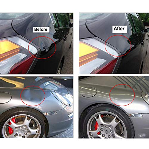 WHDZ Paintless Dent Repair Rods 11Pcs Auto Body Paintless Dent Repair Tools Kit for Door Dings Hail Repair and Dent Removal - color: 11PCS AC
