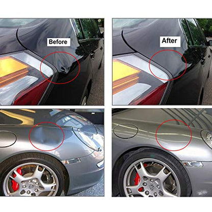 WHDZ Paintless Dent Repair Rods 11Pcs Auto Body Paintless Dent Repair Tools Kit for Door Dings Hail Repair and Dent Removal - color: 11PCS AC