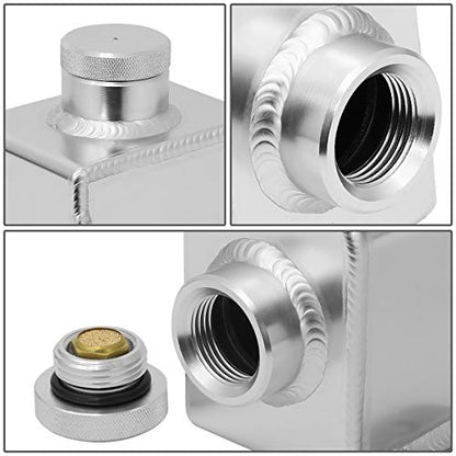 Auto Dynasty Universal Aluminum MT Manual Transmission Clutch Master Cylinder Reservoir Tank/Bottle Replacement