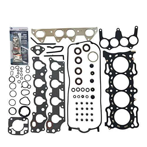 MLS Engine Cylinder Head Gasket Set W/ 10 Head Bolts - color: HS26155PT