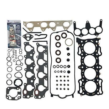 MLS Engine Cylinder Head Gasket Set W/ 10 Head Bolts - color: HS26155PT