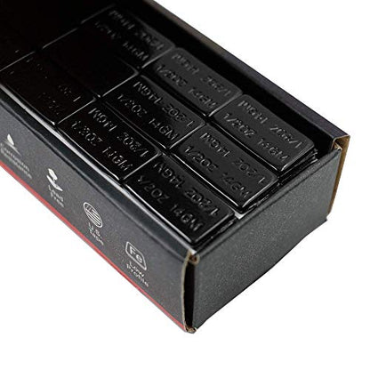CKAuto 1/2oz, 0.5oz, Ultra Slim Low Profile, Black Adhesive Stick on Wheel Weights, 60 oz/Box, US Quality, (120pcs) - color: Black, size: 120PCS