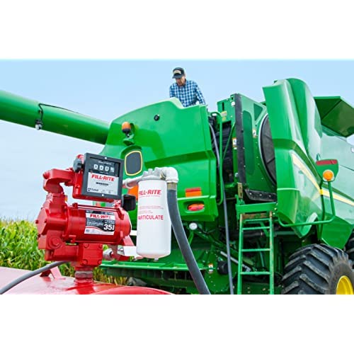 Fill-Rite FR311VB 115V/230V 35 GPM Fuel Transfer Pump with Mechanical Meter Package (Gallons) - Heavy-Duty Electric Pump with High Flow Rate and Durable Construction - style: Mechanical Meter (Gallons)