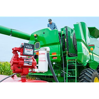 Fill-Rite FR311VB 115V/230V 35 GPM Fuel Transfer Pump with Mechanical Meter Package (Gallons) - Heavy-Duty Electric Pump with High Flow Rate and Durable Construction - style: Mechanical Meter (Gallons)