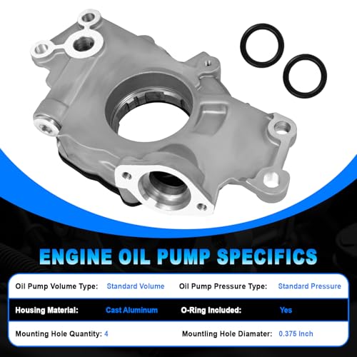 Engine Oil Pump & Timing Chain Kit w/Water Pump for 2007-2013 Chevy Avalanche/Silverado 1500/Tahoe/Suburban, GMC Sierra 1500/Yukon, Buick/Cadillac 4.8L 5.3L 6.0L NON-VVT Engine