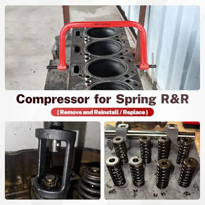 BILITOOLS 13PCS Valve Spring Compressor Tools, Valve Lapping/Grinding Tool - size: 13pcs