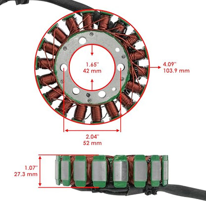 Caltric Stator Regulator Rectifier Gasket Compatible with Kawasaki Z1000 Zr1000 Zr1000D 2010-2013