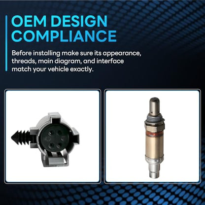 Oxygen Sensor Upstream Compatible with Chrysler PT Cruiser 300M Concorde Intrepid & Dodge Intrepid Replace # SG1824 - size: SG1824