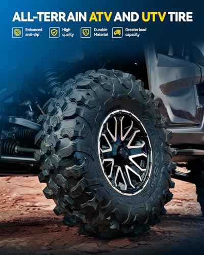 PHILTOP 19x7-8 ATV UTV All-Terrain Tires,Go Kart Mini Bike Tire,4PR, Set 2 - color: Z-122 -2PCS, size: 19x7-8