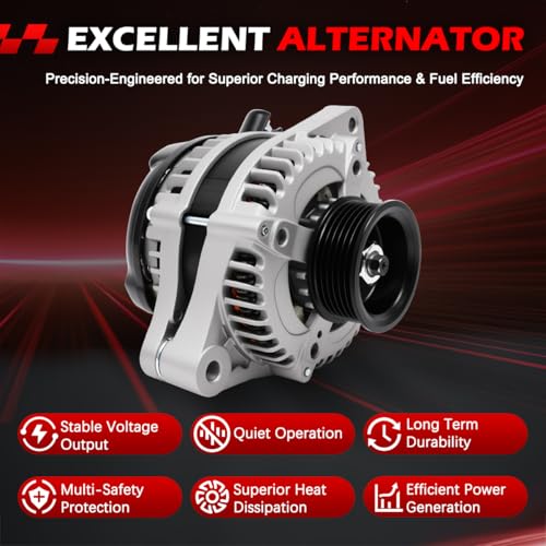 Alternator 11150 130A for Odyssey 2005-2007/Ridgeline 2006-2008 - size: 11150
