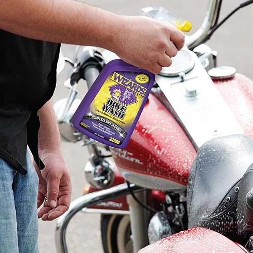 Wizards Motorcycle Bike Wash - Engines, Paint, Chrome & Plastics - 22 oz - size: 22 Fl Oz (Pack of 1)