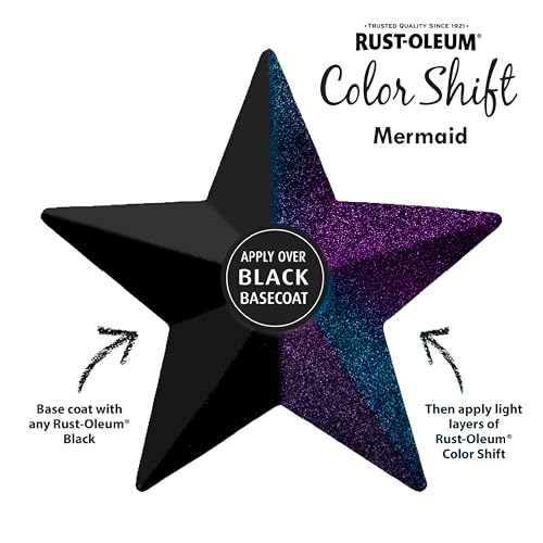 Rust-Oleum Color Shift Mermaid Spray Paint - color: Mermaid, size: 11 oz (Pack of 6)
