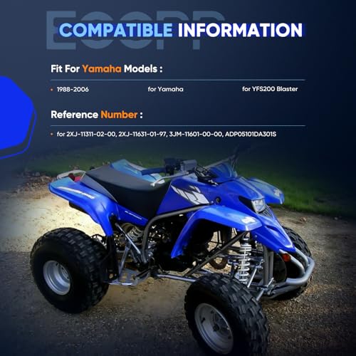 ECCPP 195CC Top End Rebuild Kit for Yamaha for YFS200 Blaster 1988-2006 - size: 2XJ-11311-02-00