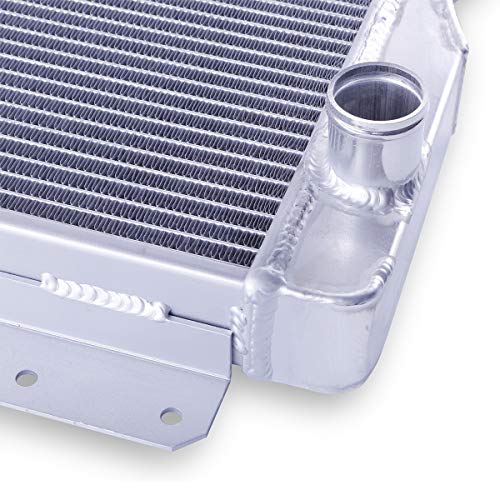 OHOB-COOL 3 Row Replacement Aluminum Radiator Replacement For 1946-1964 Jeep Willys/Station Wagon/Pickup Truck i4 i6 - size: 46-64 je ep