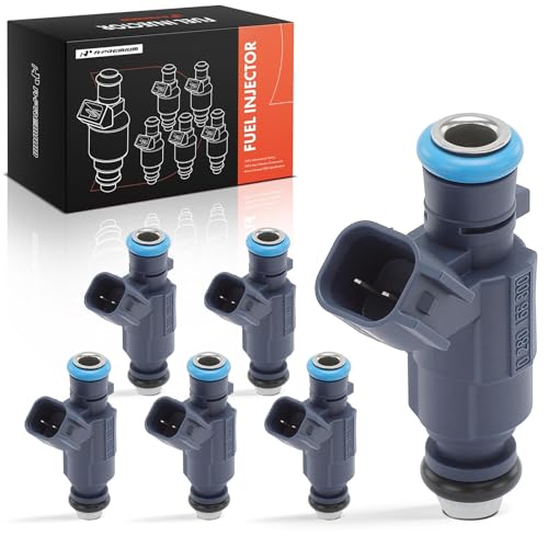 A-Premium Set of 6 Fuel Injectors Compatible with Chevrolet, Pontiac
