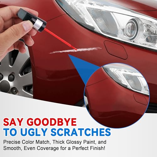 Touch Up Paint for Cars, Pure Red Car Paint Scratch Repair, Auto Paint Repair Pen, Automotive Scratch Remover, Professional Seamless Coverage, Color Accurate, Long lasting Adhension, Fast Drying - color: Universal Pure Red