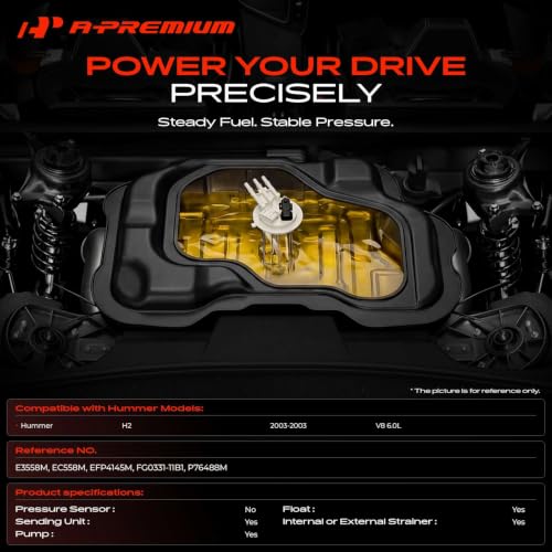 A-Premium Electric Fuel Pump Module Assembly Compatible with Hummer