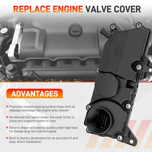 32140004 PCV Valve Oil Trap Engine Valve Cover with Gasket