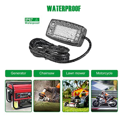 YOOREAL Digital Water Temperature Gauge Meter,Gasoline Engine Tachometer - size: TS001