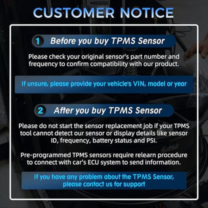 SORGHUM TPMS Sensors Tire Pressure Monitoring System Compatible with BMW 323i 335i 328i 525i 528i 530i 535i 750i X3 X5 X6 M3 M5 2006-2010 E90 E60 E61 E70 E71 E83 E91 Replace# 36236798726 Set of 4 - color: Gloss Black-36236798726
