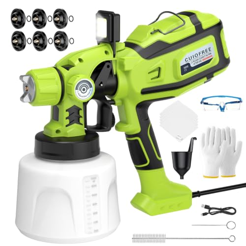 Paint Sprayer for House Painting,Electric HVLP Paint Sprayer,Grn - color: Green