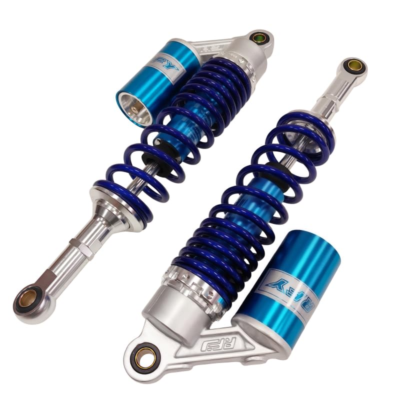 360mm Rear Shock Absorber Suspension Motorcycle ATV Quad 7mm Spring - color: Blue Blue