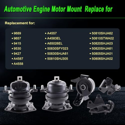 Engine Motor Mount Compatible with 07 Odyssey 3.5L EX-L or Touring - size: 2007 Odyssey 3.5L EX-L