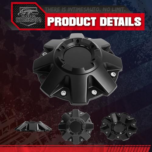 4-Pack Center Caps for Mayhem C108010C01 C806803-2CAP — Matte Black - color: Matte Black, size: Mayhem C108010C01 / C806803-2CAP