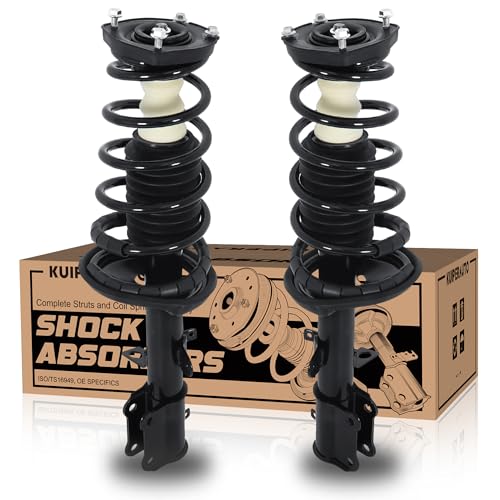 KUIPERAUTO 171953 171954 Rear Struts Complete Assembly Compatible for 1998-2002 Chevy Prizm / 1993-2002 Toyota Corolla / 1993-1997 Geo Prizm 2PCS (Left and Right) Rear Shocks Absorbers - size: 2x Rear Struts, style: 1993-2002 Corolla