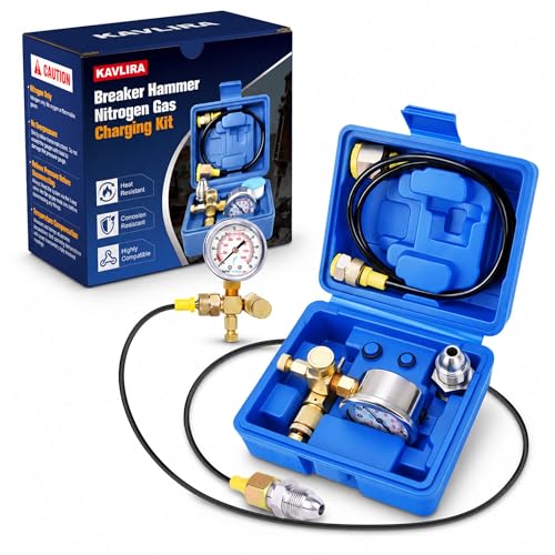 Hydraulic Pressure Test Kit for Hydraulic Breaker Nitrogen Charging - size: 1400 PSI