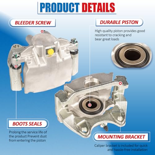 18B5031 18B5030 Rear Pair Disc Brake Caliper Assembly with Bracket