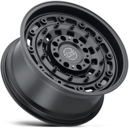 Black Rhino Hard Alloys ARSENAL 17X9.5 5X5.0/5.5 4.54-18mm TEXTURED MATTE BLACK - 1795ARS-80035M78 - color: TEXTURED MATTE BLACK, size: 17X9.5, 5X5.0/5.5, 4.54, -18mm