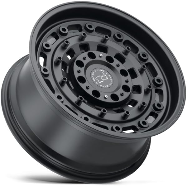Black Rhino Hard Alloys ARSENAL 16X8 6X5.5 4.11-10mm TEXTURED MATTE BLACK - 1680ARS-06140M12 - color: TEXTURED MATTE BLACK, size: 16X8, 6X5.5, 4.11, -10mm