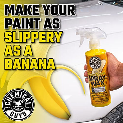 Chemical Guys, Blazin' Banana Carnauba Spray Wax, High Gloss Shine, 32 oz - size: 32 Fl Oz (Pack of 1)