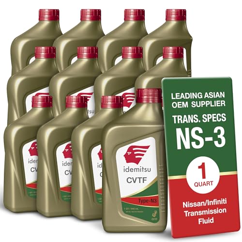 Idemitsu CVT Type N3 (NS-3) Transmission Fluid – 1 Qt, Case of 12 - size: 1 Quart, Case of 12