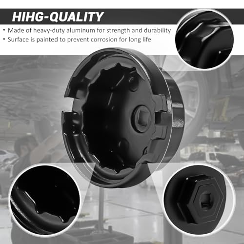 64mm Oil Filter Wrench Removal Tool Socket, 14 Flutes/4 Slots - size: 4 Slot