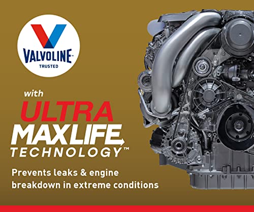 Valvoline Extended Protection High Mileage with Ultra MaxLife Technology 0W-20 Full Synthetic Motor Oil 5 QT (Pack of 2) - size: 5 qt (Pack of 2), style: Premium Full Synthetic High Mileage