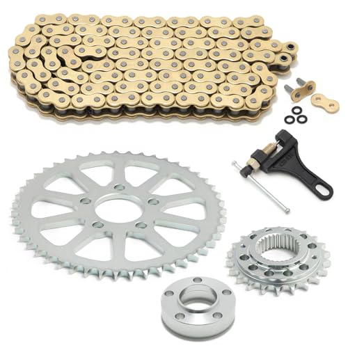 TOFR Belt Drive to Chain Drive Conversion Kit for Harley Softail Dyna 18-up - size: 25T+47T