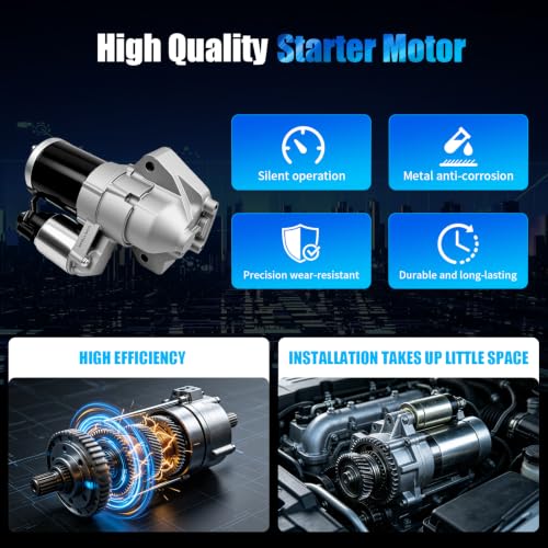 17964N New Starter Motor Fit for Honda Pilot 2006-2008,M000T15571