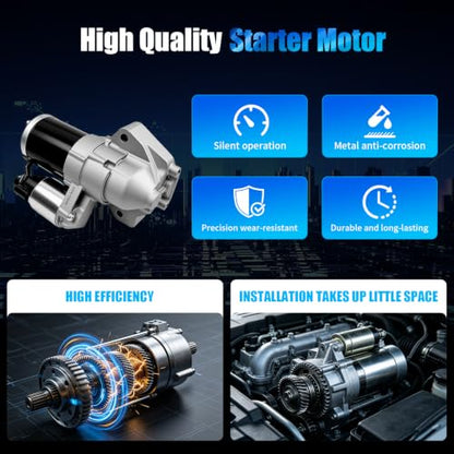 17964N New Starter Motor Fit for Honda Pilot 2006-2008,M000T15571
